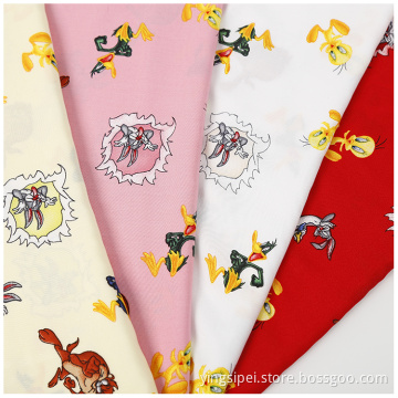 Woven Plain Printed Rayon Poplin Fabric